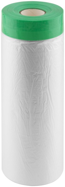 Clever Cover: укрывная пленка с ПЭ-лентой, статически заряжена, 7 мкр., 270 см х 17 м