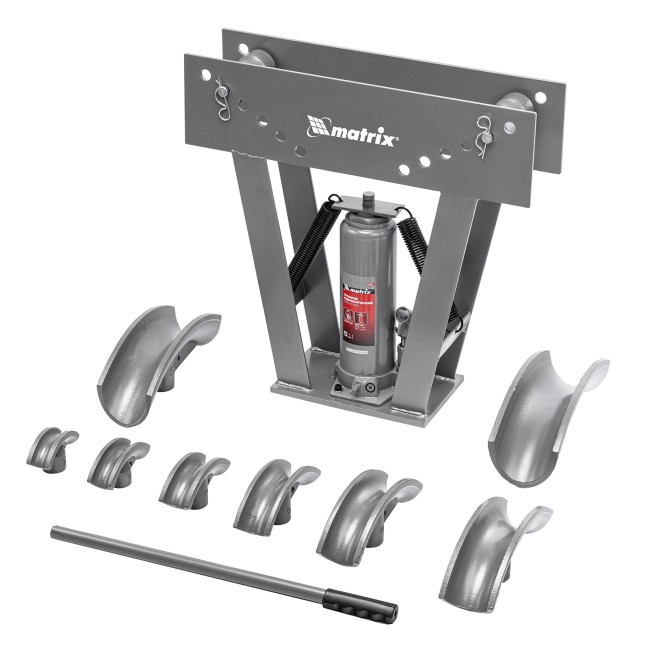 Трубогиб гидравлический, 1/2-3", 15 т, в комплекте с башмаками Matrix