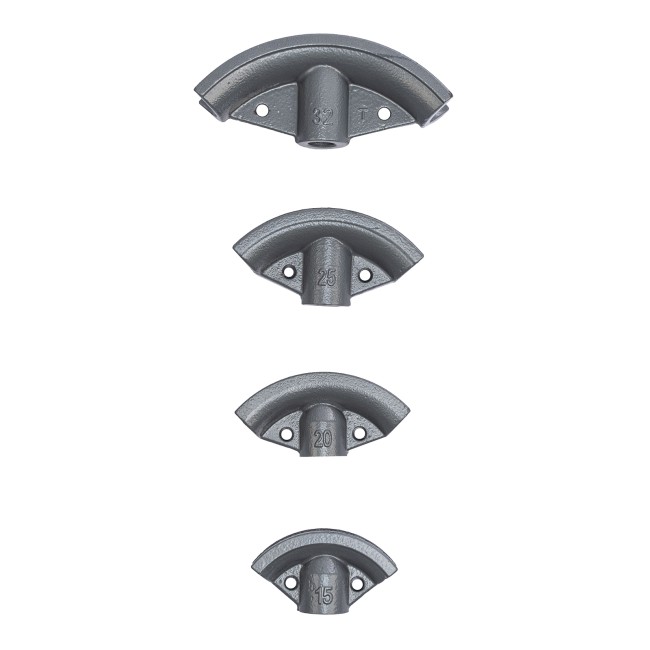 Трубогиб гидравлический, 1/2-3", 15 т, в комплекте с башмаками Matrix