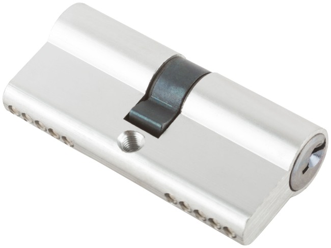 Цилиндровый механизм "Фабрика замков" 70 мм, ключ-ключ, хром Цилиндровый механизм "Фабрика замков" 70 мм, ключ-ключ, хром