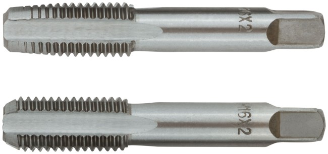 Метчики ручные, комплект 2 шт. М16 х 2.0 мм Метчики ручные, комплект 2 шт. М16 х 2.0 мм