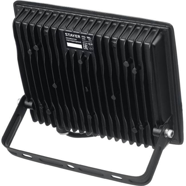 STAYER LED-MAX, 100 Вт, 6500K, IP 65, светодиодный прожектор (57131-100) STAYER LED-MAX, 100 Вт, 6500K, IP 65, светодиодный прожектор (57131-100)