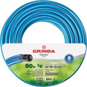 GRINDA Classic, 1/2″, 50 м, 25 атм, трёхслойный, армированный, сетчатое армирование полиамидной нитью, поливочный шланг (8-429001-1/2-50) GRINDA Classic, 1/2″, 50 м, 25 атм, трёхслойный, армированный, сетчатое армирование полиамидной нитью, поливочный шланг (8-429001-1/2-50)