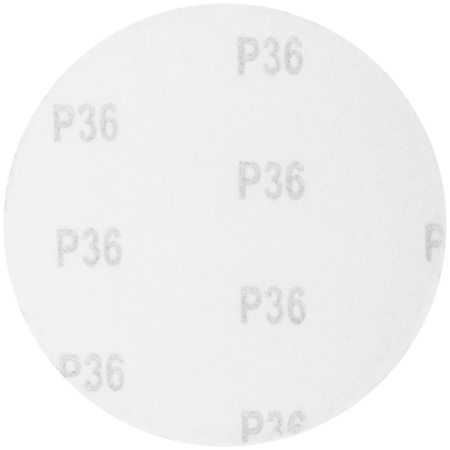 Круги шлифовальные сплошные (липучка), алюминий-оксидные, 125 мм, 5 шт.  Р 36