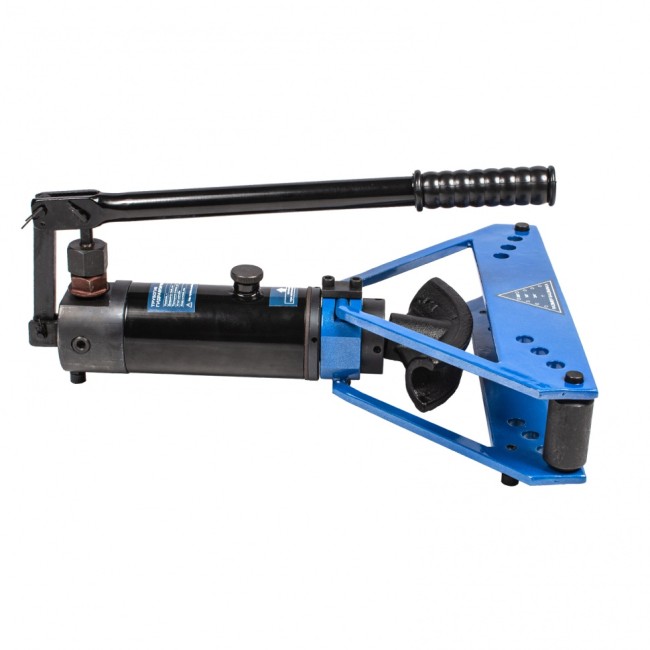 Трубогиб гидравлический горизонтальный, 6т, башмаки 1/2"-1", в металлическом кейсе STELS