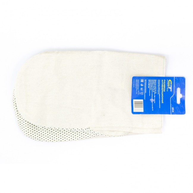 Рукавицы антивибрационные с упругодемпфирующей прокладкой с ПВХ точкой, 2 размер Россия Сибртех