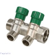 "Коллектор лат клап рег 3/4"" м/р 2в 1/2"" ПУ н/р 36мм M210 SantechSystems"