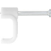 Скобы электроустановочные, 9 мм, прямоугольный профиль, 40 шт Сибртех Скобы электроустановочные, 9 мм, прямоугольный профиль, 40 шт Сибртех