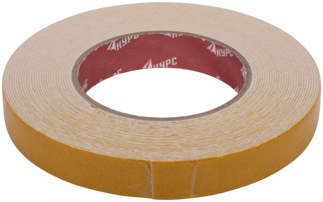 Лента монтажная клейкая на вспененной основе, белая, 19 мм х 10 м Лента монтажная клейкая на вспененной основе, белая, 19 мм х 10 м