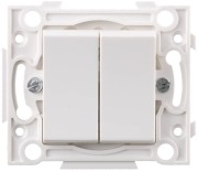 СВЕТОЗАР двухклавишный выключатель (SV-55230-2) СВЕТОЗАР двухклавишный выключатель (SV-55230-2)