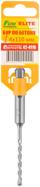 Бур по бетону FDW, Elite, SDS-Plus, 4 х 110 мм Бур по бетону FDW, Elite, SDS-Plus, 4 х 110 мм