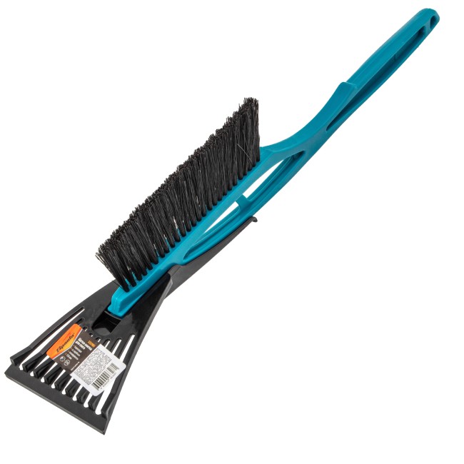 Щетка-сметка для снега со скребком 530 мм, бирюзовая Sparta Россия Щетка-сметка для снега со скребком 530 мм, бирюзовая Sparta Россия