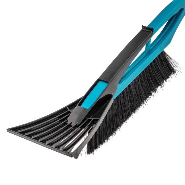 Щетка-сметка для снега со скребком 530 мм, бирюзовая Sparta Россия Щетка-сметка для снега со скребком 530 мм, бирюзовая Sparta Россия