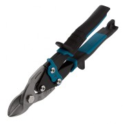 Ножницы по металлу "Piranha", 230 мм, прямой усиленный рез (Bulldog), сталь СrMo, двухкомпонентная рукоятка-ки Gross Ножницы по металлу "Piranha", 230 мм, прямой усиленный рез (Bulldog), сталь СrMo, двухкомпонентная рукоятка-ки Gross