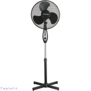 Вентилятор напольный SONNEN FS40-A55, d=40 см, 45Вт, 3 скоростных режима, таймер, черный, 451035