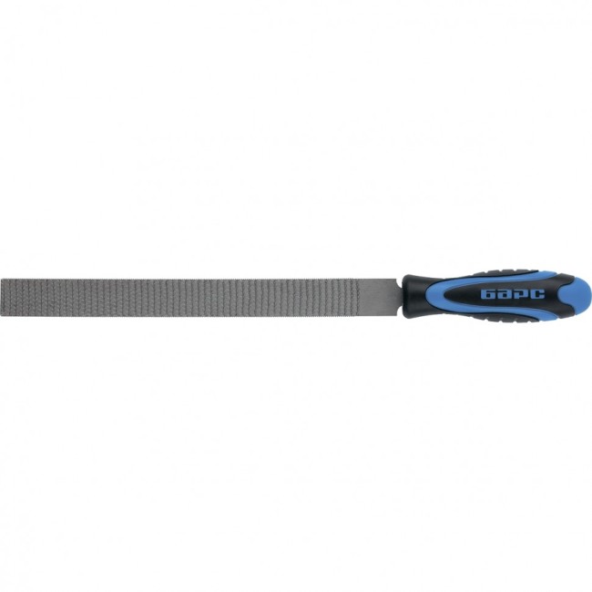 Рашпиль плоский 250 мм, двухкомпонентная рукоятка Барс