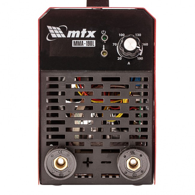 Аппарат инверторный дуговой сварки MMA-190L, 190 А, ПВ60%, диаметр электрода 1.6-4.0 мм MTX