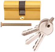Цилиндровый механизм "Фабрика замков" 60 мм, ключ-ключ, латунь Цилиндровый механизм "Фабрика замков" 60 мм, ключ-ключ, латунь