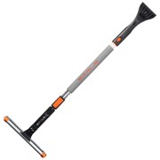 Щетка-сметка для снега со скребком и водосгоном, телескопическая, поворотная голова Stels Щетка-сметка для снега со скребком и водосгоном, телескопическая, поворотная голова Stels