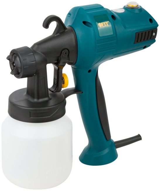 Распылитель электрический 400 Вт; 2,7 мм; 800 мл; 40 DIN/сек; 650 мл/мин; HVLP; коробка Распылитель электрический 400 Вт; 2,7 мм; 800 мл; 40 DIN/сек; 650 мл/мин; HVLP; коробка