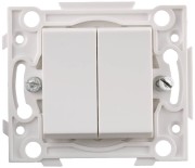 СВЕТОЗАР проходной, двухклавишный выключатель (SV-55231-2) СВЕТОЗАР проходной, двухклавишный выключатель (SV-55231-2)