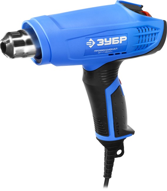 ЗУБР 1800 Вт, технический фен, кейс, Профессионал (ФТ-П1800 К) ЗУБР 1800 Вт, технический фен, кейс, Профессионал (ФТ-П1800 К)