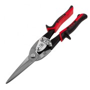 Ножницы по металлу, удлиненные, 290 мм, прямой рез, CrMo, двухкомпонентные обрезиненные рукоятки, PRO Matrix Ножницы по металлу, удлиненные, 290 мм, прямой рез, CrMo, двухкомпонентные обрезиненные рукоятки, PRO Matrix