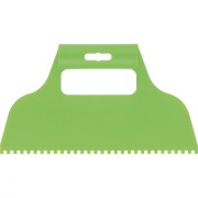 Шпатель для клея, пластмассовый, зубчатый 4 х 4 мм Сибртех Шпатель для клея, пластмассовый, зубчатый 4 х 4 мм Сибртех