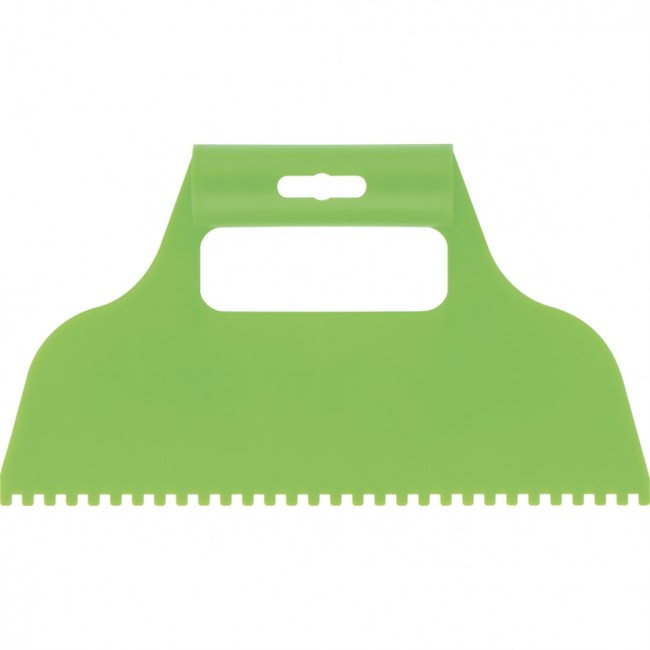 Шпатель для клея, пластмассовый, зубчатый 4 х 4 мм Сибртех