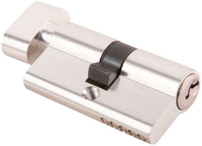 Цилиндровый механизм "Фабрика замков" 60 мм, ключ-завертка, хром Цилиндровый механизм "Фабрика замков" 60 мм, ключ-завертка, хром