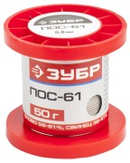ЗУБР 50 г, 0.8 мм, проволока, ПОС 61, припой (55450-050-08) ЗУБР 50 г, 0.8 мм, проволока, ПОС 61, припой (55450-050-08)