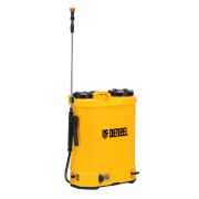 Опрыскиватель ранцевый аккумуляторный D-16LA, 16 л, щелочной акк., 12 В, 8 Ач// Denzel Опрыскиватель ранцевый аккумуляторный D-16LA, 16 л, щелочной акк., 12 В, 8 Ач// Denzel