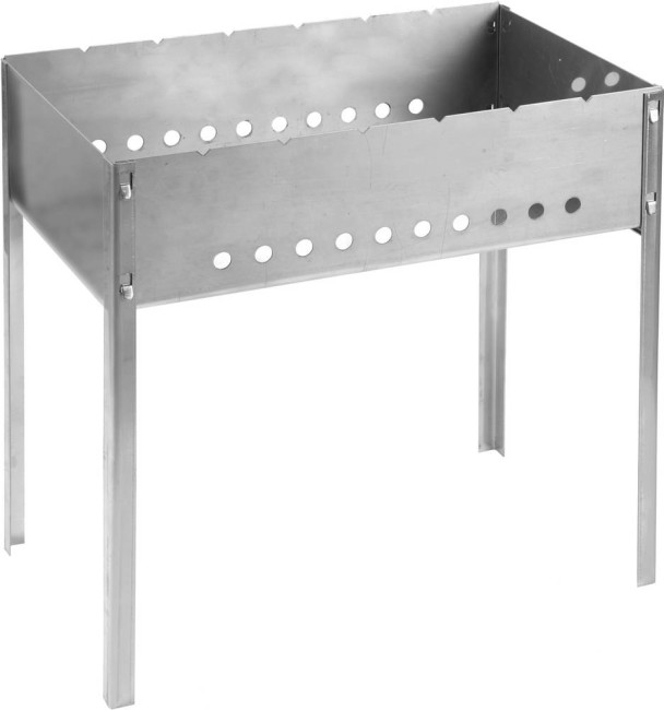 GRINDA Barbecue, 500 x 300 x 500 мм, нержавеющая сталь, 1.5 мм, сборный мангал (427784)