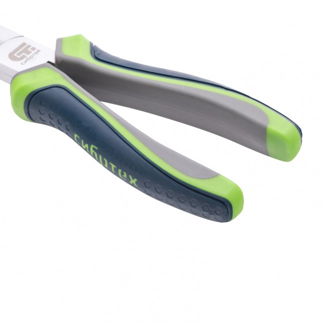 Длинногубцы прямые, 200 мм, трехкомпонентные рукоятки Сибртех Длинногубцы прямые, 200 мм, трехкомпонентные рукоятки Сибртех