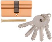 Цилиндровый механизм "PALLADIUM" 60 мм, ключ-ключ, золото Цилиндровый механизм "PALLADIUM" 60 мм, ключ-ключ, золото