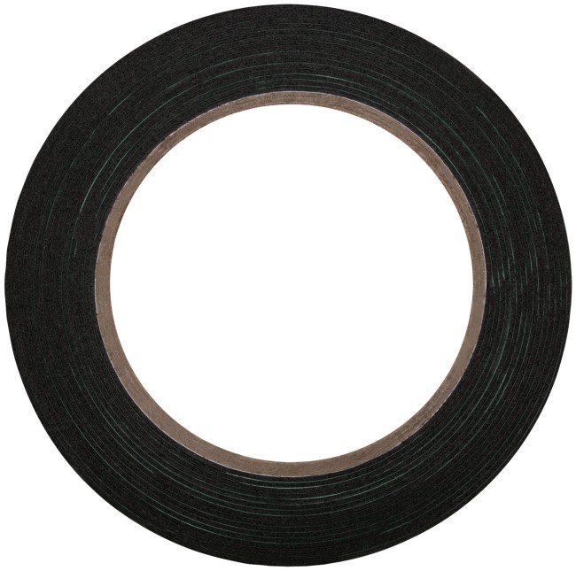 Лента клеящая, 2-х сторонняя монтажная,на вспененной основе, с полимерной подложкой, 12 мм х 5 м