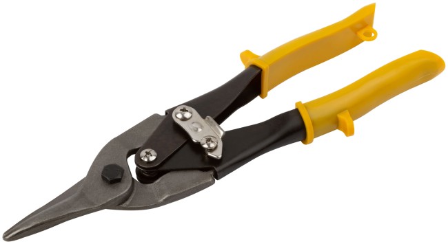 Ножницы по металлу "Aviation", пластиковые ручки, прямые 250 мм Ножницы по металлу "Aviation", пластиковые ручки, прямые 250 мм