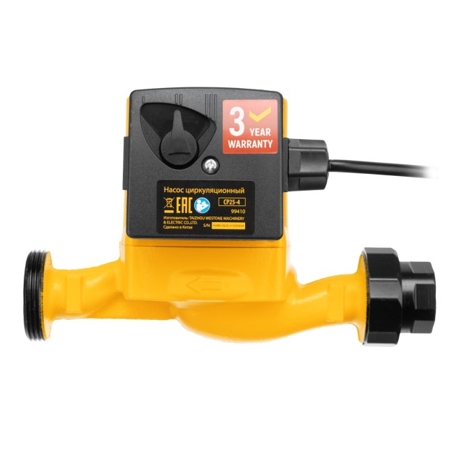 Циркуляционный насос CP25-4, напор 4 м, 50 л/мин, 1 м кабель, монт. длина 180 мм Denzel Циркуляционный насос CP25-4, напор 4 м, 50 л/мин, 1 м кабель, монт. длина 180 мм Denzel