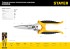 STAYER COBRA, 200 мм, Универсальные технические ножницы, Professional (23227)