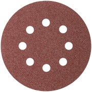 Круги абразивные шлифовальные перфорированные на ворсовой основе под "липучку" (Р24, 125 мм, 5шт.), CUTOP Profi Круги абразивные шлифовальные перфорированные на ворсовой основе под "липучку" (Р24, 125 мм, 5шт.), CUTOP Profi