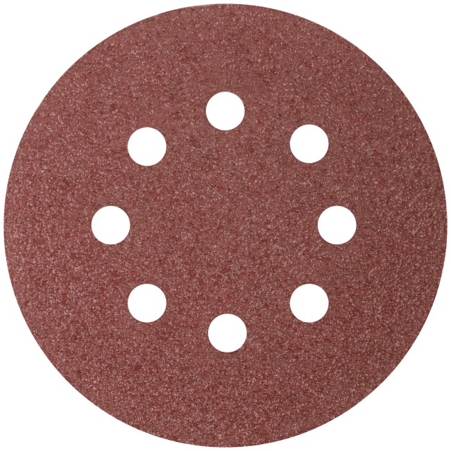 Круги абразивные шлифовальные перфорированные на ворсовой основе под "липучку" (Р24, 125 мм, 5шт.), CUTOP Profi Круги абразивные шлифовальные перфорированные на ворсовой основе под "липучку" (Р24, 125 мм, 5шт.), CUTOP Profi