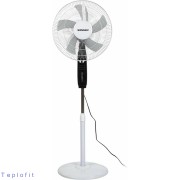 Напольный вентилятор SONNEN 3 режима, пульт ДУ, TF-45W-40-520, d=40 см, 45 Вт, белый, 454788