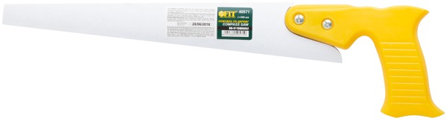 Ножовка по дереву выкружная, пластиковая ручка 300 мм