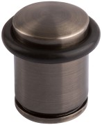 Ограничитель дверной малый с резиновой вставкой "Стандарт", старая бронза