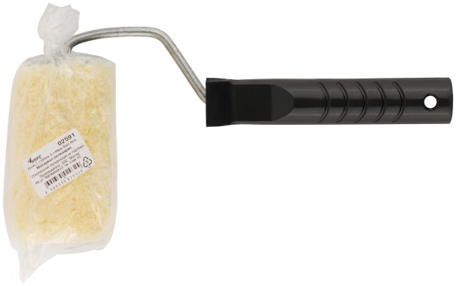 Валик полиакриловый желтый с ручкой 100 мм Валик полиакриловый желтый с ручкой 100 мм