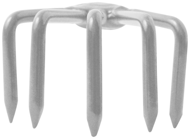 Рыхлитель с ручкой цельнометаллический, 5 зубьев