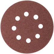 Круги абразивные шлифовальные перфорированные на ворсовой основе под "липучку" (Р36, 125 мм, 5шт.), CUTOP Profi Круги абразивные шлифовальные перфорированные на ворсовой основе под "липучку" (Р36, 125 мм, 5шт.), CUTOP Profi