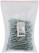 Шурупы оцинкованные, универсальные 6 х 70 100 шт Фасовка Шурупы оцинкованные, универсальные 6 х 70 100 шт Фасовка