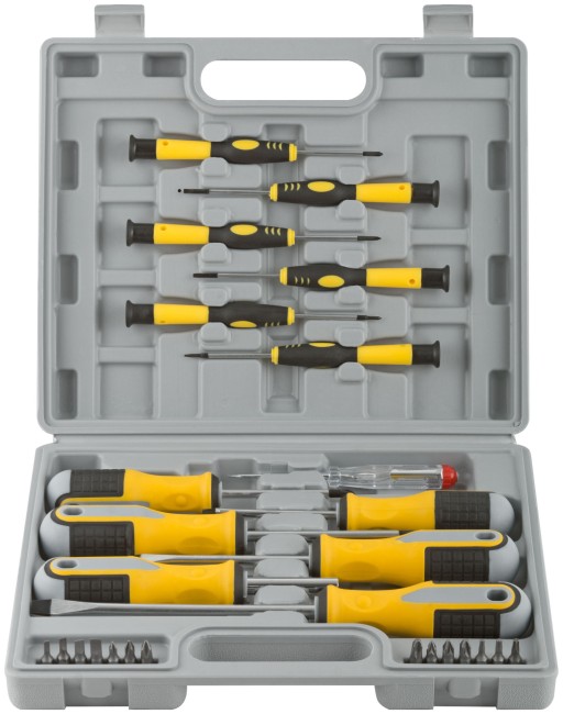 Отвертки "Старт" и биты CrV, набор 27 шт., пластиковый кейс