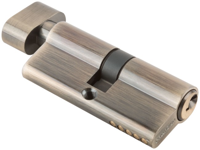 Цилиндровый механизм "PALLADIUM" 70 мм, ключ-завертка, старая бронза Цилиндровый механизм "PALLADIUM" 70 мм, ключ-завертка, старая бронза